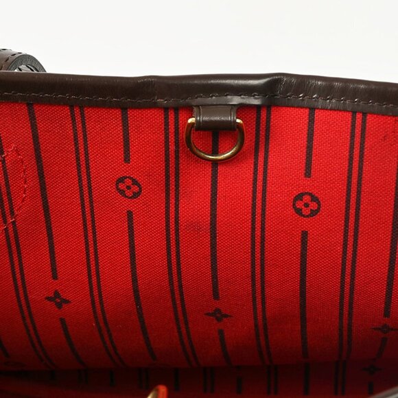 LOUIS VUITTON Brown Damier Neverfull PM Tote Bag - Picture 7 of 10